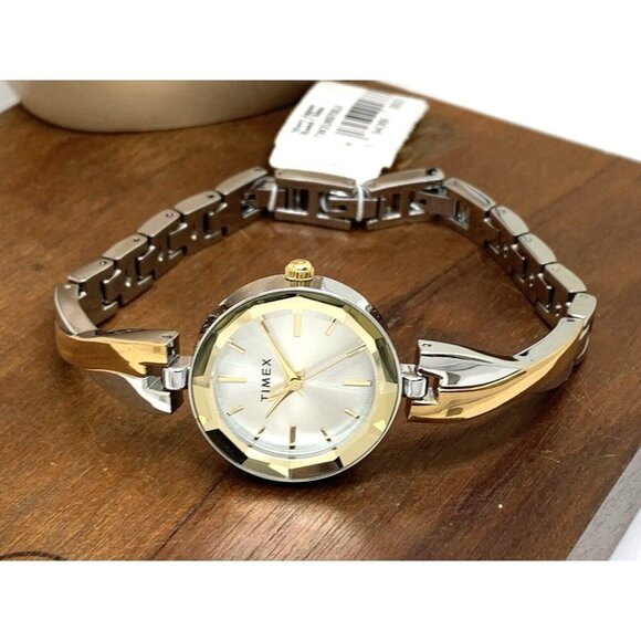 Timex Women's Watch TW2U69700 Quartz Silver Dial Two Tone Stainless Stee… - Picture 7 of 13